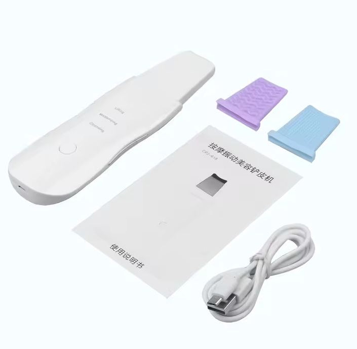 Velunara Ultrasonic Skin Scrubber – Deep Pore Cleaner & Blackhead Remover