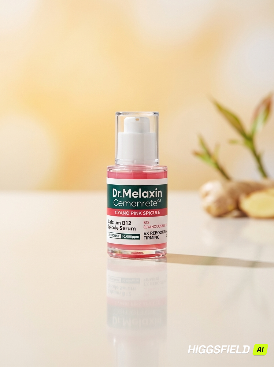 Dr. Melaxin Cyano Pink Spicule Serum – Vitamin B12 Firming & Skin Reboot Treatment (10,000ppm)