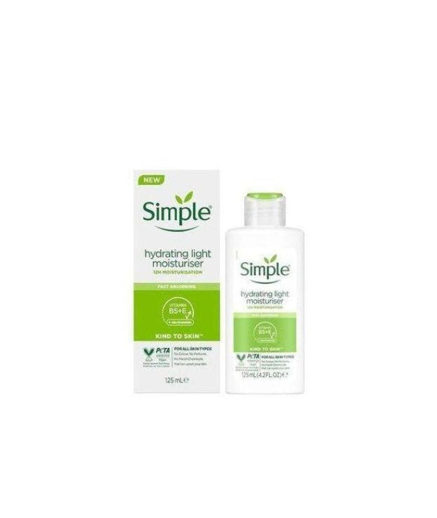Simple Hydrating Light Moisturiser & Moisturising Facial Wash Duo – Gentle, Lightweight Skincare for All Skin Types