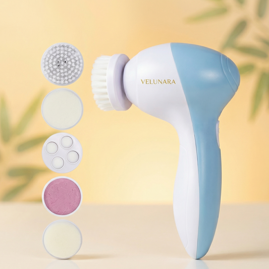 Velunara 5-in-1 Electric Facial Cleansing Brush