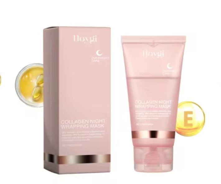Collagen Overnight Wrapping Peel-Off Facial Mask – Deep Hydration Korean Night Care (75ml)