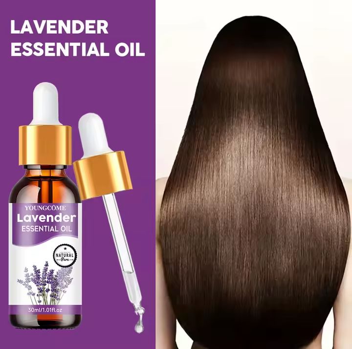 Lavender Extract Hair Oil & Joint Massage Oil – Grapefruit & Lavender Moisturizing Body Oil for Skin & Hair Care