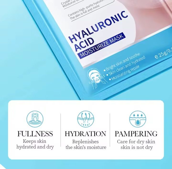 BIOAQUA Hydrating & Anti-Aging Facial Sheet Mask Set (Hyaluronic Acid + Collagen)