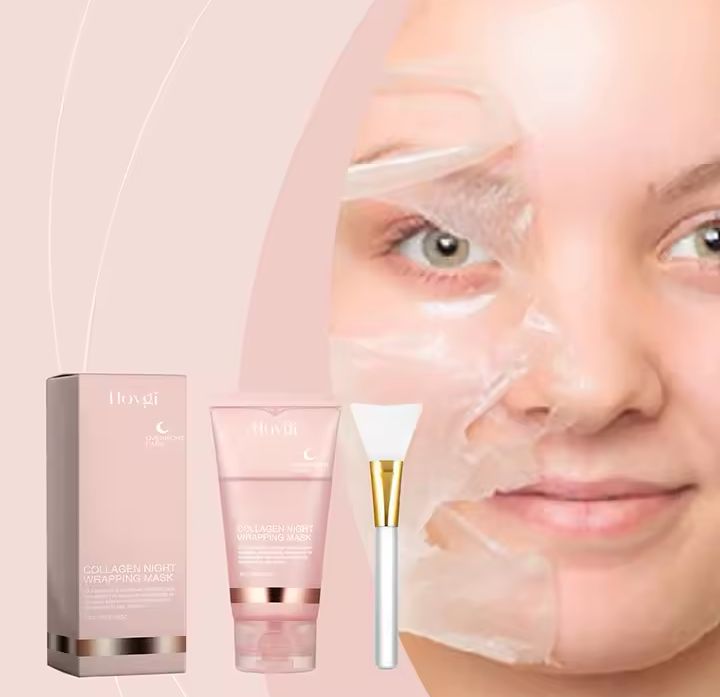 Collagen Overnight Wrapping Peel-Off Facial Mask – Deep Hydration Korean Night Care (75ml)