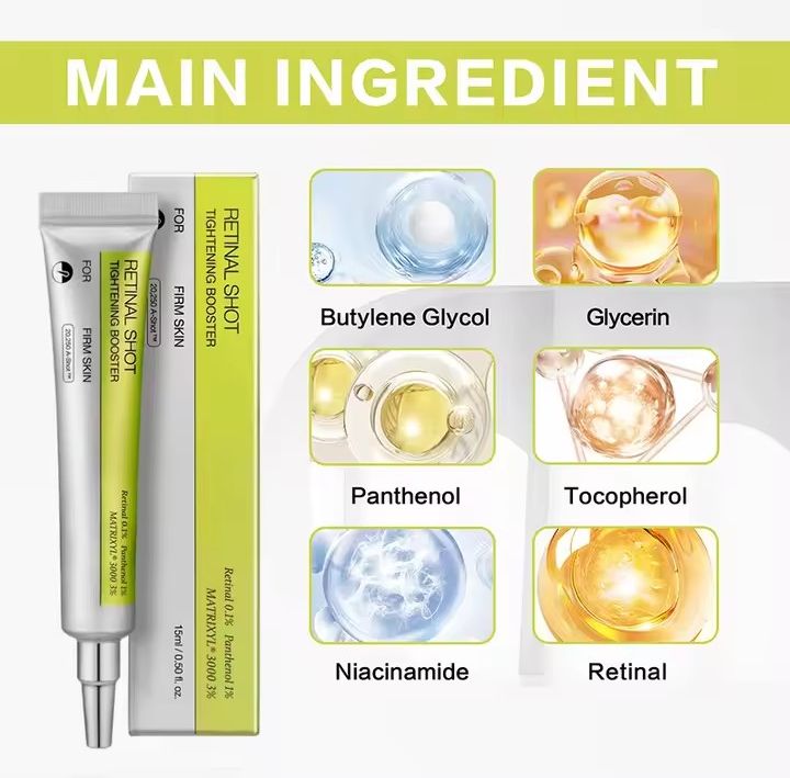Retinal Shot Tightening Booster Cream – Anti-Aging Firming Serum for Smooth, Youthful Skin (15ml)