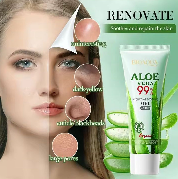 99% Aloe Vera Hydrating Gel – Soothing Moisturizer for Glowing Skin