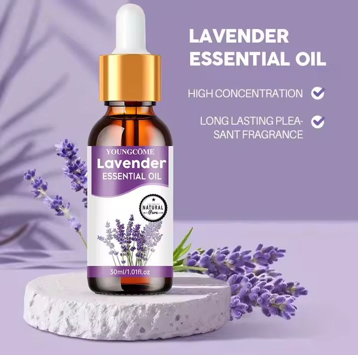 Lavender Extract Hair Oil & Joint Massage Oil – Grapefruit & Lavender Moisturizing Body Oil for Skin & Hair Care