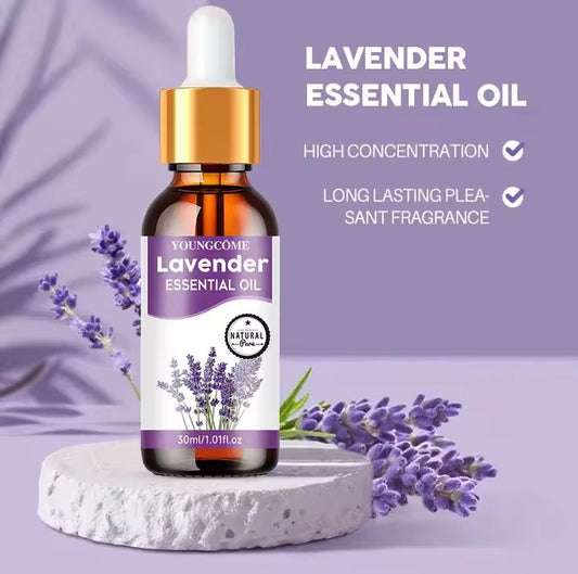 Lavender Extract Hair Oil & Joint Massage Oil – Grapefruit & Lavender Moisturizing Body Oil for Skin & Hair Care