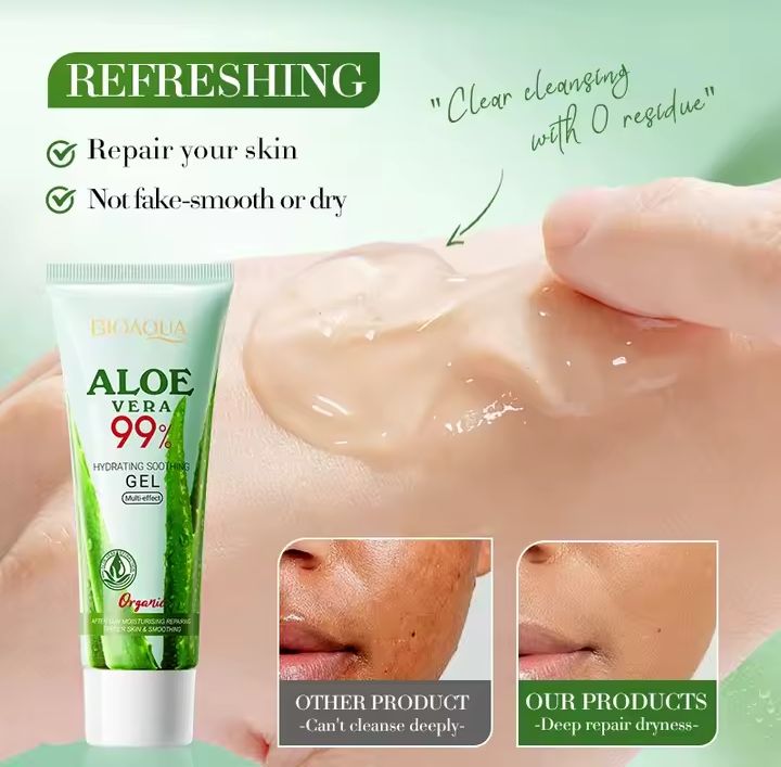 99% Aloe Vera Hydrating Gel – Soothing Moisturizer for Glowing Skin