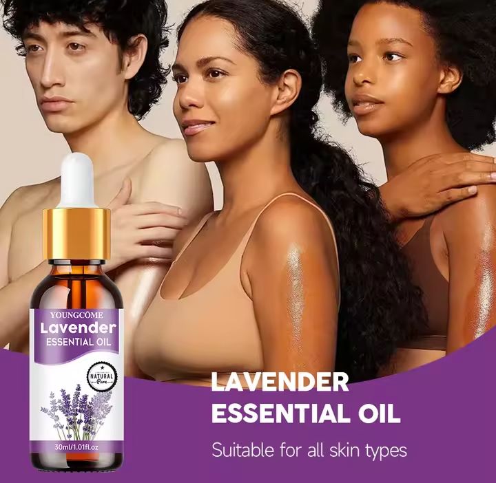 Lavender Extract Hair Oil & Joint Massage Oil – Grapefruit & Lavender Moisturizing Body Oil for Skin & Hair Care