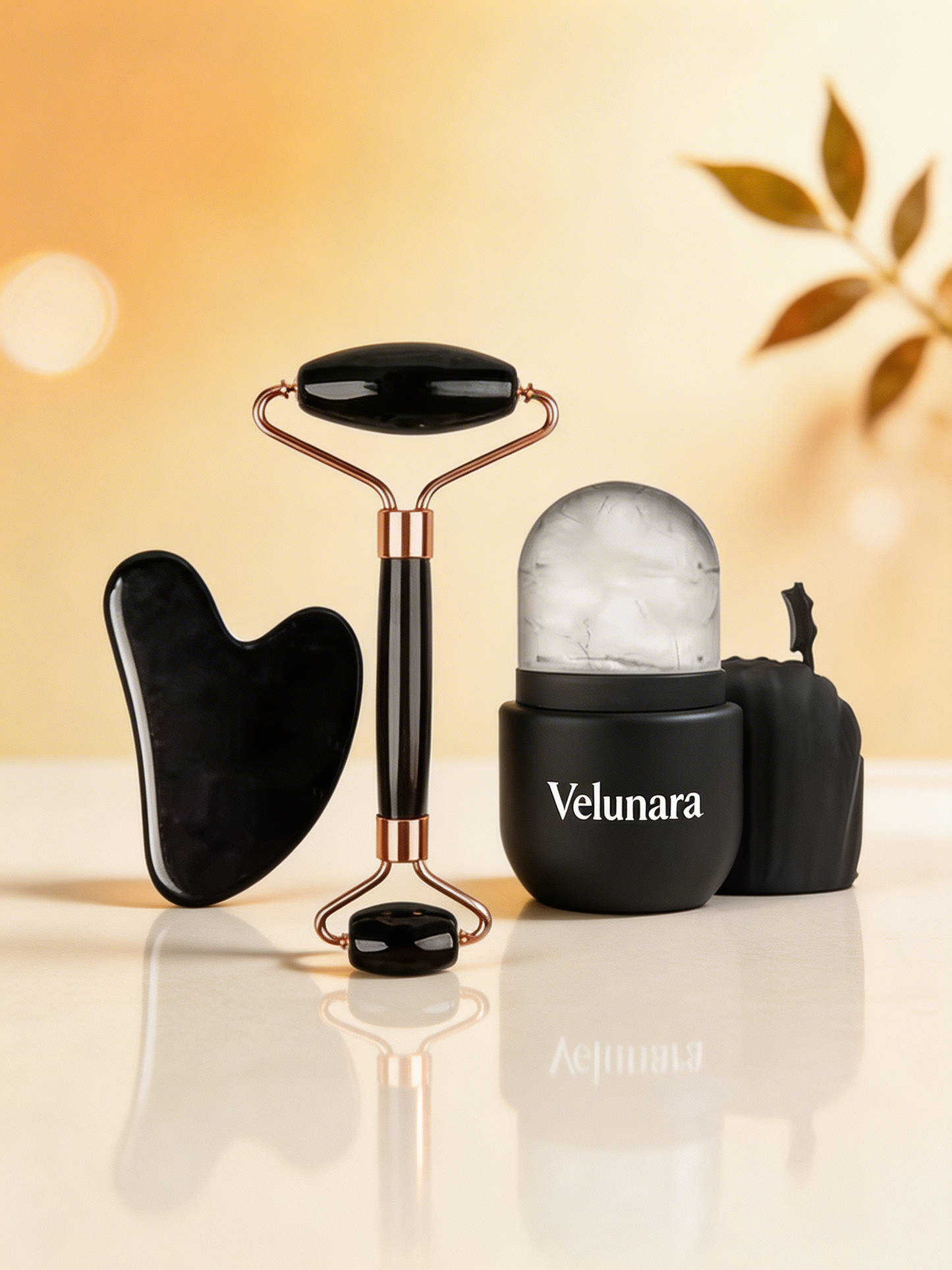 3-in-1 Facial Care Set (Ice Roller, Jade Roller & Gua Sha)