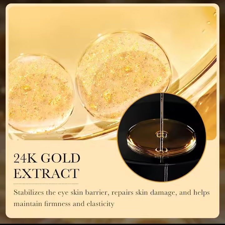 24K Gold Hyaluronic Acid Eye Cream – Anti-Dark Circles, Eye Bags & Wrinkle Repair